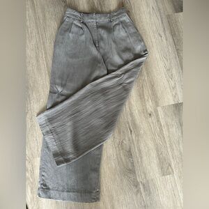 Zara Gray Pleated Pants